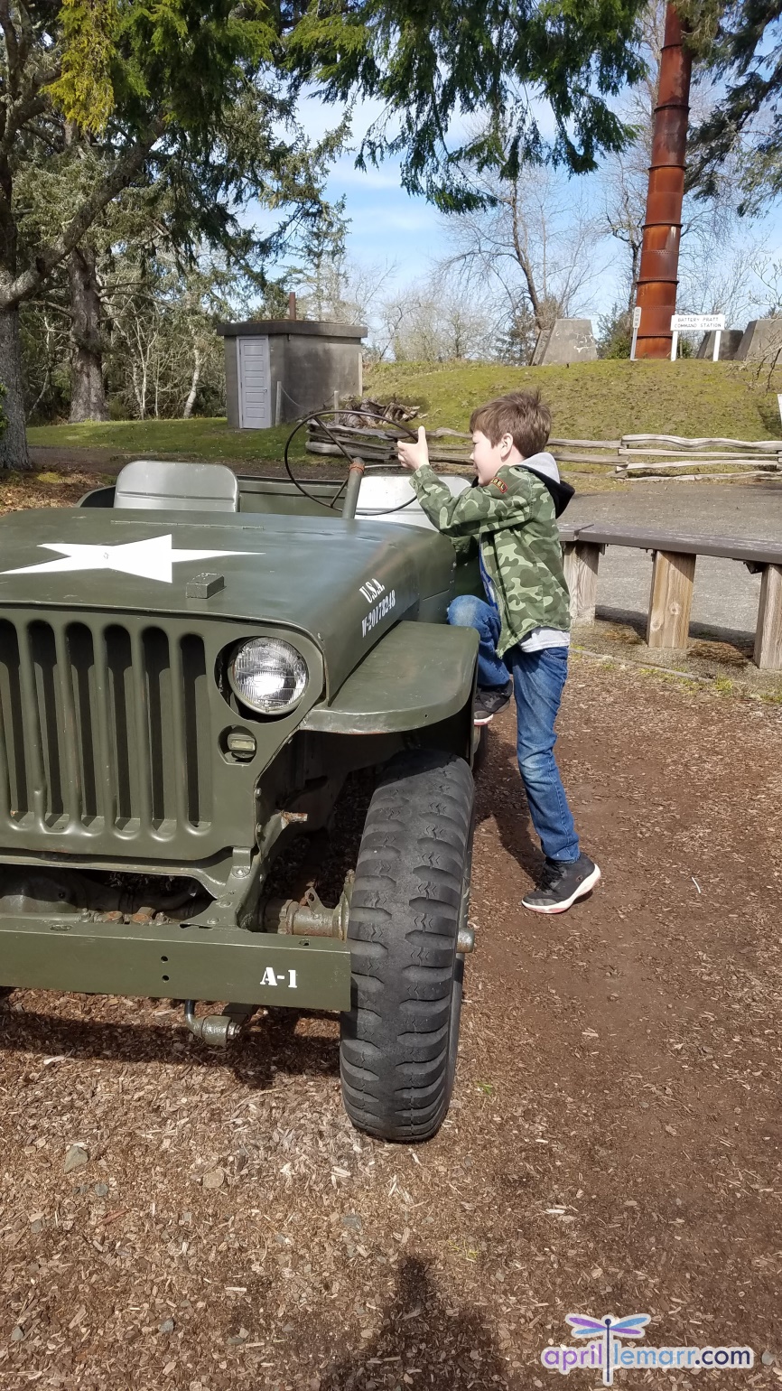 Military Jeep Fort Stevens Oregon Adventures